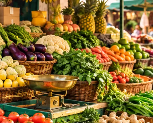 Market vendor stall